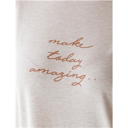 Платье из премиального хлопка с авторским принтом