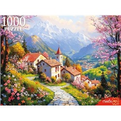 Пазлы 1000 "Городок в горах"