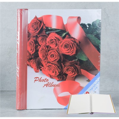 Фотоальбом магнитный 20 листов Цветы / 3032N /уп 40/микс 4 вида