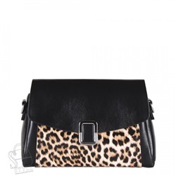 Сумка женская кожаная 6638VG yellow leopard Vitelli Grassi