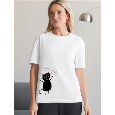 VILATTE Футболка D49.136