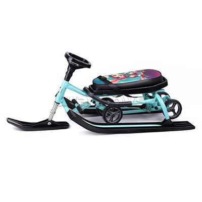 Игрушка Снегокат детский 111 "Mobile" с Т-образным толкателем и колесной базой (Котик)