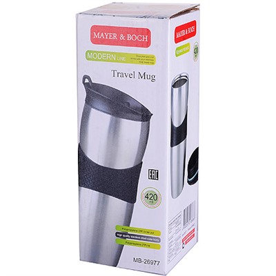 26977 Термокружка нерж. 420мл MB (х24)