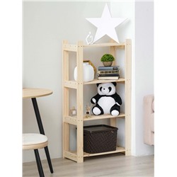 Стеллаж деревянный «Альфа 117», 4 полки, 117.8×64×28 см, хвоя, напольный, «Добропаровъ»