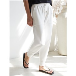 Брюки из тонкого премиального футера с эластаном