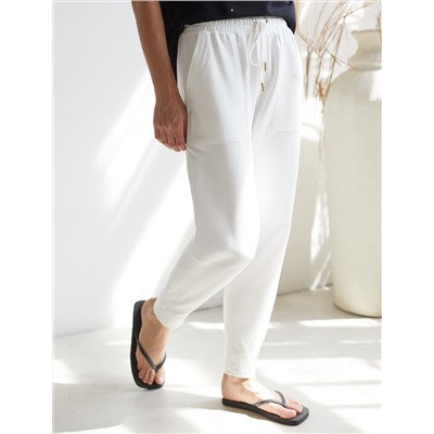 Брюки из тонкого премиального футера с эластаном