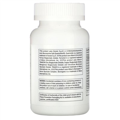 Thorne Research, Basic Prenatal, 90 капсул
