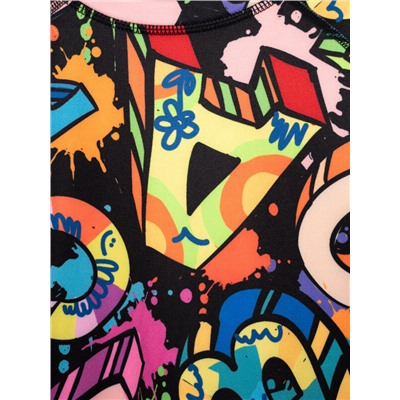 Термокомплект трикот. для девочек: фуфайка (футболка) с длин. рук, брюки