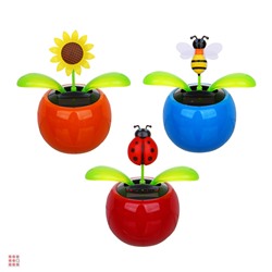 Игрушка на приборную панель на солнечной батарее