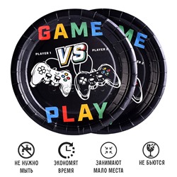 Набор посуды одноразовой "Игра" тарелки (10 шт)