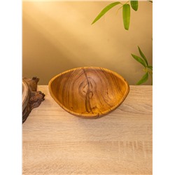 УЦЕНКА Тарелка 20×18×8 см, тиковое дерево