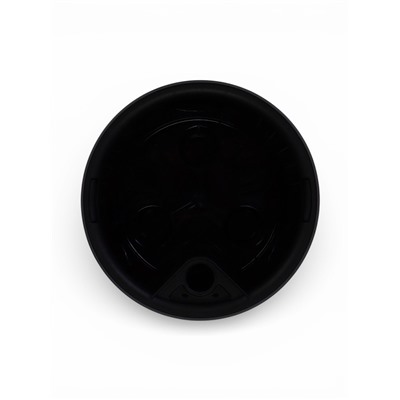 Кашпо для цветов «Фасет», 6.2 л, d=22 см, h=20 см, пластиковое, с автополивом, со вставкой, серое