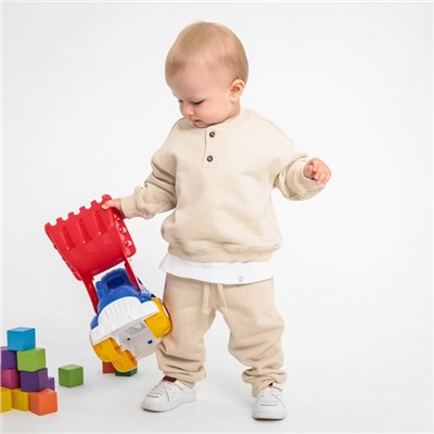 Штанишки детские MINAKU: Basic Line BABY, рост 62-68 см, бежевые