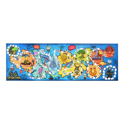 Настольная игра в коробке "Битва за трон дракона"