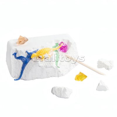 Раскопки "Ищи динозавров и кристаллы" (11 элементов)