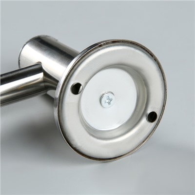 Держатель для полотенец одинарный, 61×5×8.5 см, хром