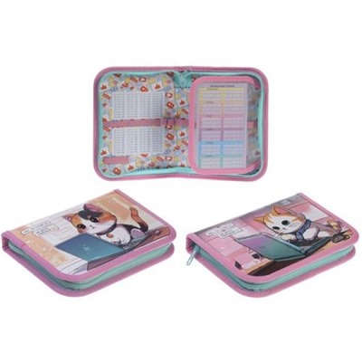 Пенал 2-х ств. 190х130 мм "Давай играть!" с откидной планкой (089090) 46083 Хатбер