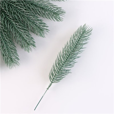 Ветка еловая голубая, 21×4 см, набор 50 шт.