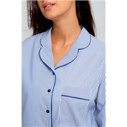 Костюм домашний с брюками и рубашкой 340BLU