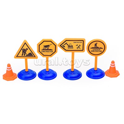 Автотрек "Строитель" в коробке