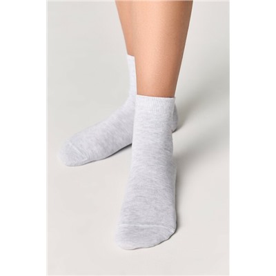 Классические Conte-kids TIP-TOP Однотонные хлопковые носки с вышивкой