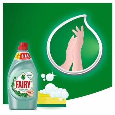 Средство для мытья посуды Fairy, гель, чайное дерево и мята, 900 мл