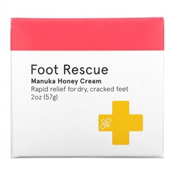 First Honey, Foot Rescue, Manuka Honey Cream, 2 oz  (57 g)