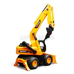 Экскаватор "Многофункциональный" 1:14 (свет, звук) в коробке