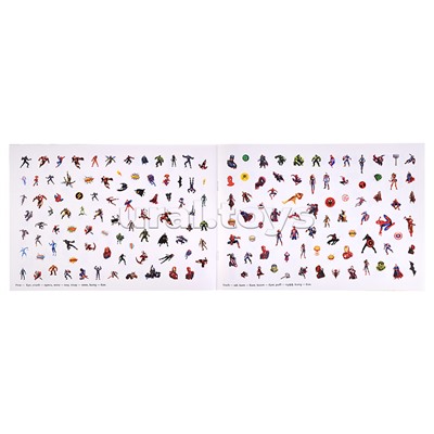 Мой мир и супергерои. 500 наклеек