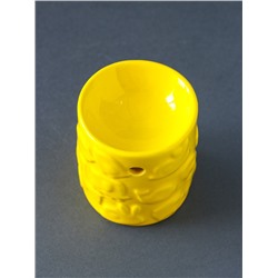 Аромалампа для эфирных масел «Зверята», керамика, жёлтая, 6.7×6.7×7.5 см