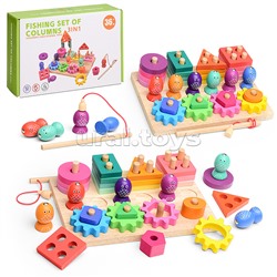 Игра развивающая 3 в 1 "Рыбалка"