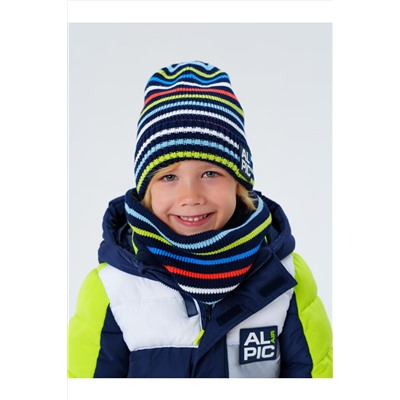 Комплект трикотажный для мальчиков: шапка, снуд PLAYTODAY, 1226937