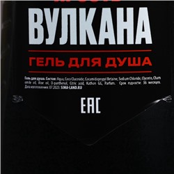 Подарочный набор косметики «Ярость вулкана», гель для душа 250 мл и гель для бритья 110 мл, HARD LINE