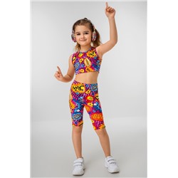 Летний костюм из бамбука для девочки Happyfox