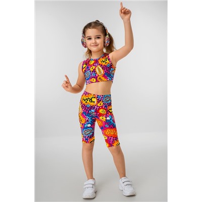 Летний костюм из бамбука для девочки Happyfox