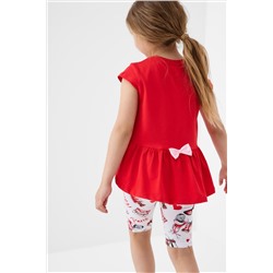 Комплект трикотажный для девочек: джемпер (футболка), брюки (легинсы укороченные) PLAYTODAY, 1243947