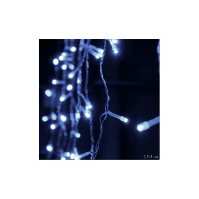 Гирлянда светодиодный дождь 2,5х1м 160 LED / GT617 /уп 100/АКЦИЯ