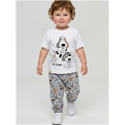 Комплект детский трикотажный для мальчиков: джемпер (футболка), брюки