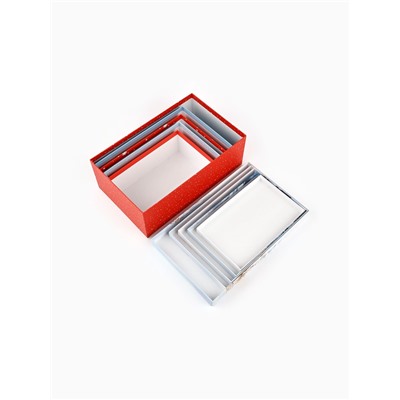 Набор подарочных коробок 5 в 1 «Сказочная новогодняя акварель», 32.5×20×12.5 - 22×14×8.5 см