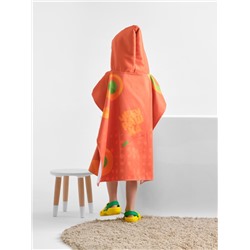 Полотенце - пончо детское махровое «Чебурашка», 60×120 см