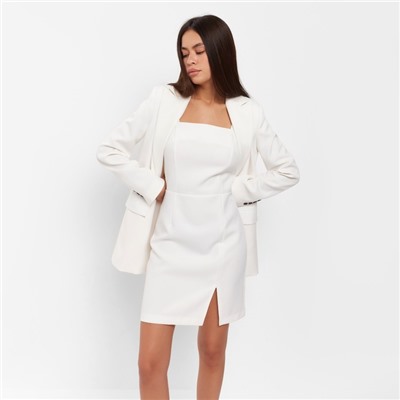 Платье мини женское MIST: Classic Collection, размер 44, экрю