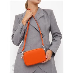 Сумка женская кожаная 6016PE orange Polina&Eiterou