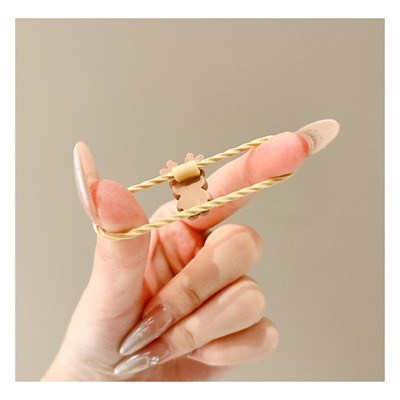 Детские Новогодние резинки для волос с фигурками, Набор 10 шт.