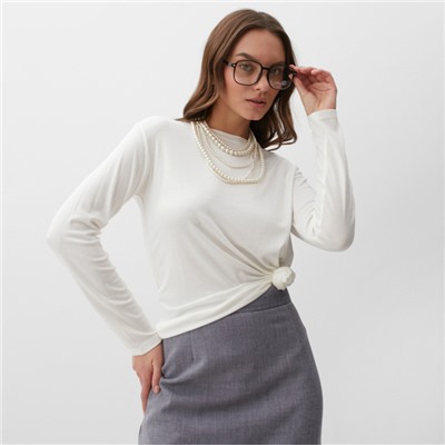 Лонгслив женский MIST, Base, размер onesize, молочный