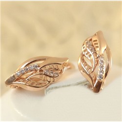 Серьги позолота  H01-12414