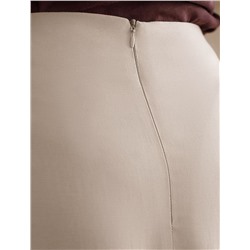 Юбка тюльпан с разрезом скроенная по косой из плотного лиоцелла