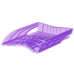 Лоток пластиковый для бумаг S-Wing, Standard, сиреневый