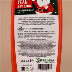 Гель для душа, 250 мл, аромат карамельного латте, URAL LAB