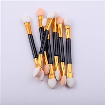 Набор двусторонних аппликаторов для теней, 10 шт.  Длина 7,5 см.