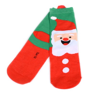 Носки женские р. 35-40 набор 10 штук новогодний / L700 /уп 40/120/микс